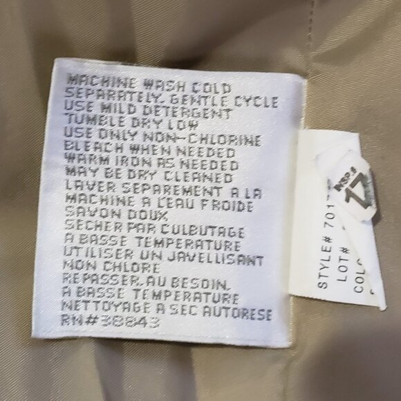 Via Spiga Trench Coat Women's Size Medium Stone Beige Belted - Picture 11 of 13